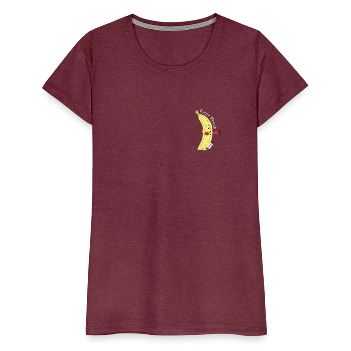 Fruit Punch - Premium Dame T-shirt - Dame premium T-shirt - bordeaux meleret - Dajlig.dk