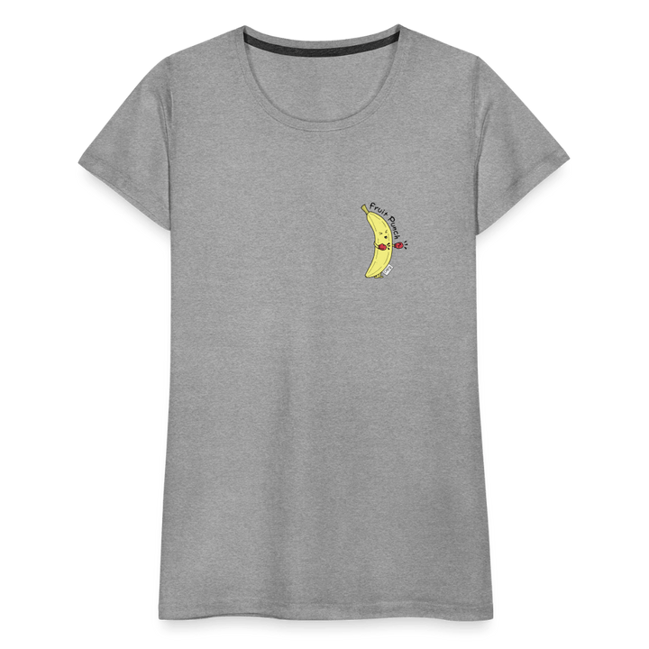 Fruit Punch - Premium Dame T-shirt - Dame premium T-shirt - grå meleret - Dajlig.dk