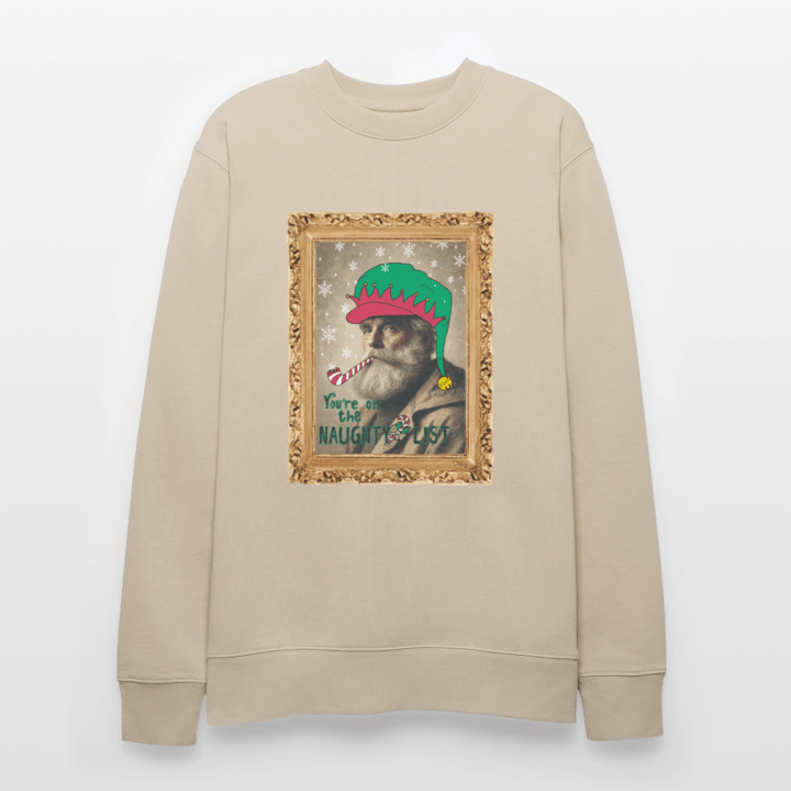 Fusentast - Kraftig Unisex Sweatshirt - Stanley/Stella økologisk unisex - sweatshirt CHANGER - beige - Dajlig