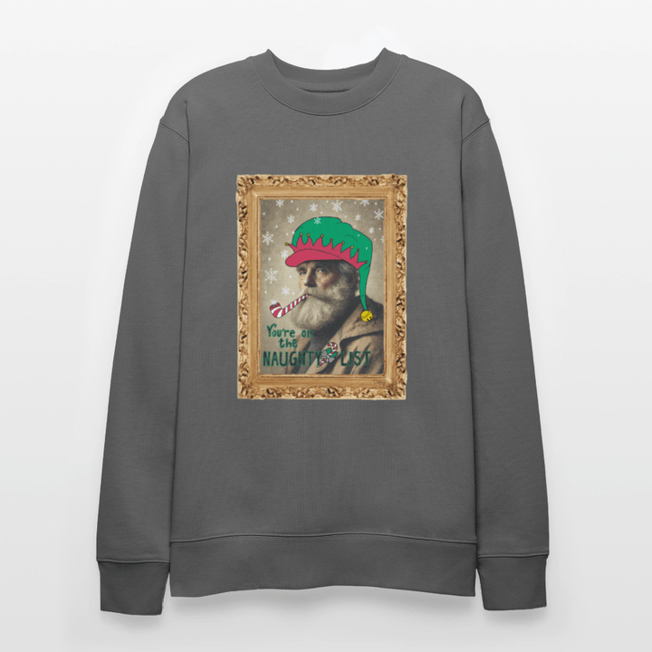 Fusentast - Kraftig Unisex Sweatshirt - Stanley/Stella økologisk unisex - sweatshirt CHANGER - charcoal - Dajlig