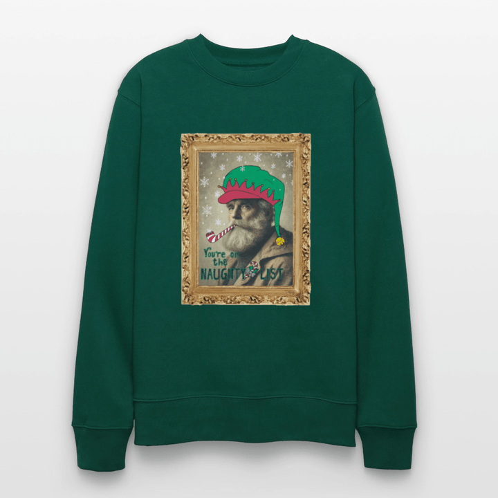 Fusentast - Kraftig Unisex Sweatshirt - Stanley/Stella økologisk unisex - sweatshirt CHANGER - skovgrøn - Dajlig
