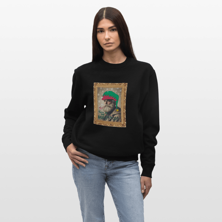 Fusentast - Kraftig Unisex Sweatshirt - Stanley/Stella økologisk unisex - sweatshirt CHANGER - sort - Dajlig