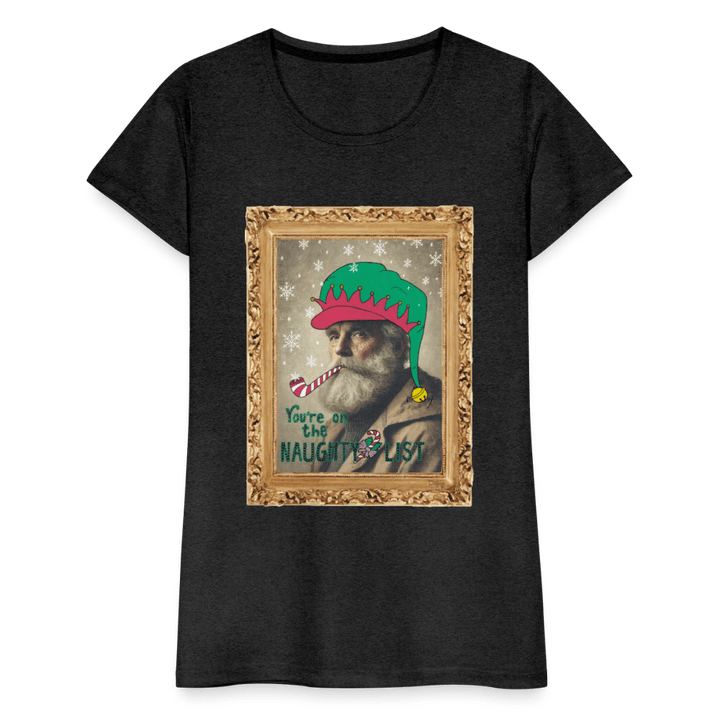 Fusentast - Premium Dame T-shirt - Dame premium T-shirt - charcoal - Dajlig.dk