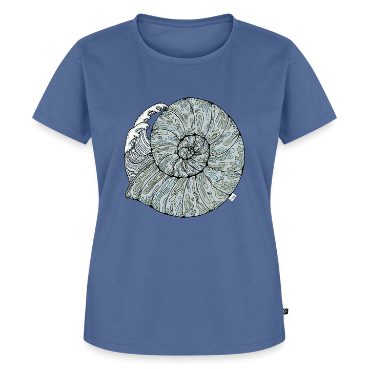 Havlyd - Eksklusiv Dame T-shirt - Dame premium T-shirt - dueblå - Dajlig