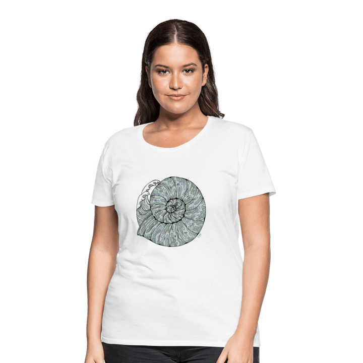 Havlyd - Eksklusiv Dame T-shirt - Dame premium T-shirt - hvid - Dajlig.dk