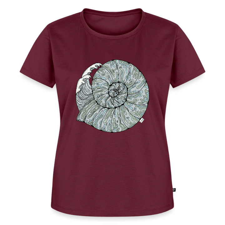 Havlyd - Eksklusiv Dame T-shirt - Dame premium T-shirt - vinrød - Dajlig
