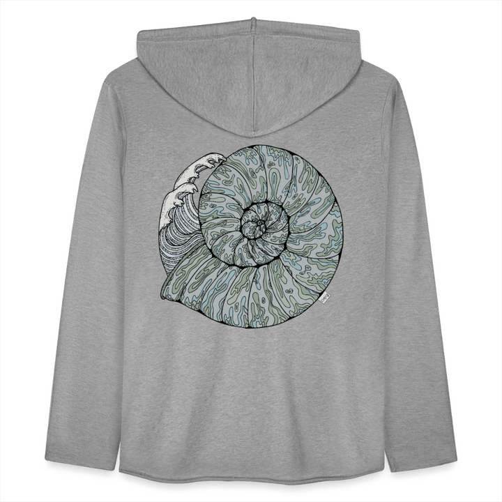 Havlyd - Let Unisex Hættetrøje - Let sweatshirt med hætte, unisex - rosa - creme meleret - Dajlig.dk