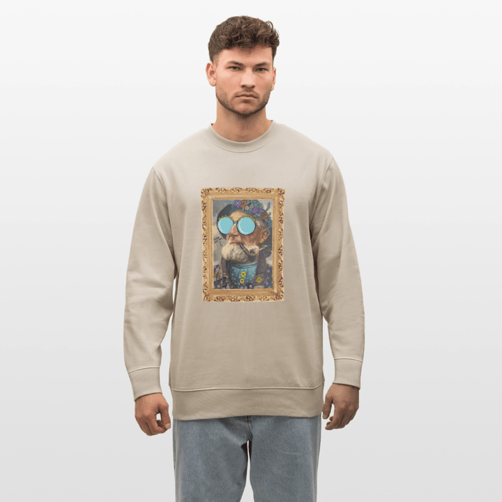 Hippie Hans - Kraftig Unisex Sweatshirt - Stanley/Stella økologisk unisex - sweatshirt CHANGER - charcoal - Dajlig
