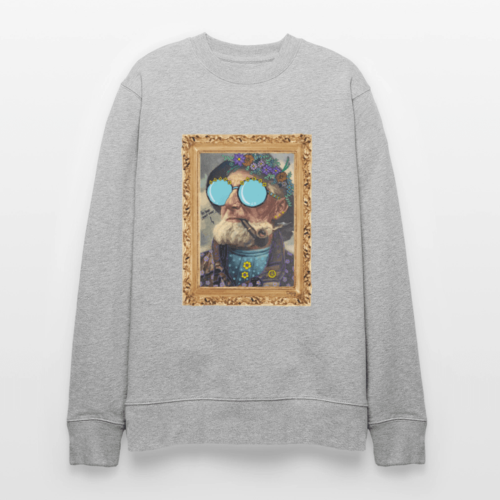 Hippie Hans - Kraftig Unisex Sweatshirt - Stanley/Stella økologisk unisex - sweatshirt CHANGER - grå meleret - Dajlig