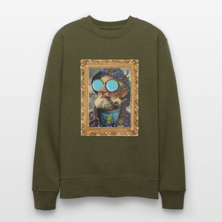 Hippie Hans - Kraftig Unisex Sweatshirt - Stanley/Stella økologisk unisex - sweatshirt CHANGER - khaki - Dajlig