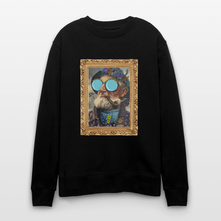 Hippie Hans - Kraftig Unisex Sweatshirt - Stanley/Stella økologisk unisex - sweatshirt CHANGER - sort - Dajlig