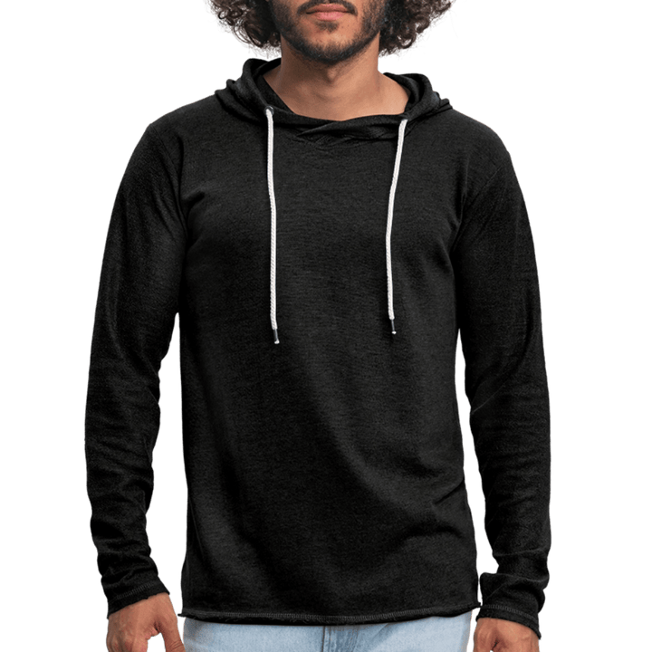 Hippie Hans - Let Unisex Hættetrøje - Let sweatshirt med hætte, unisex - charcoal - Dajlig