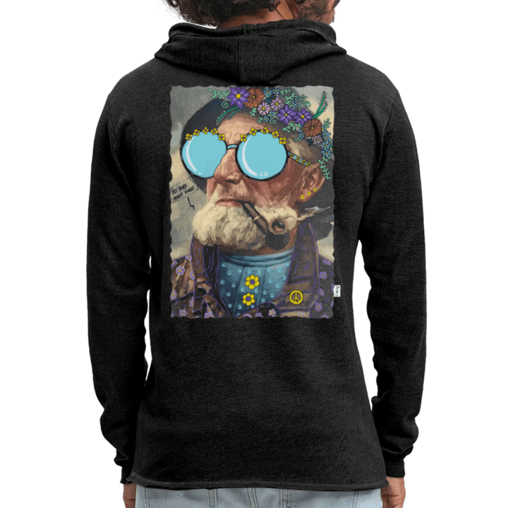 Hippie Hans - Let Unisex Hættetrøje - Let sweatshirt med hætte, unisex - charcoal - Dajlig