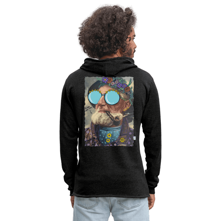 Hippie Hans - Let Unisex Hættetrøje - Let sweatshirt med hætte, unisex - charcoal - Dajlig