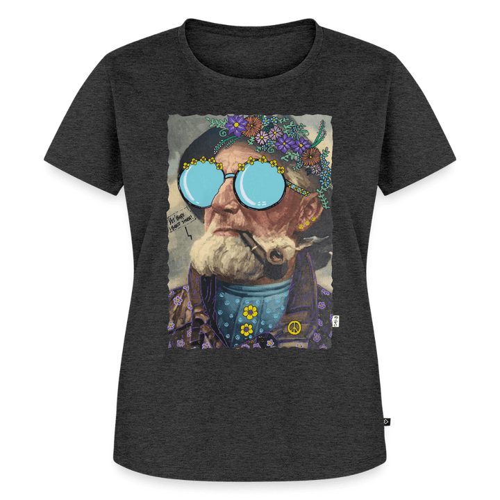 Hippie Hans - Premium Dame T-shirt - Dame premium T-shirt - antracit meleret - Dajlig