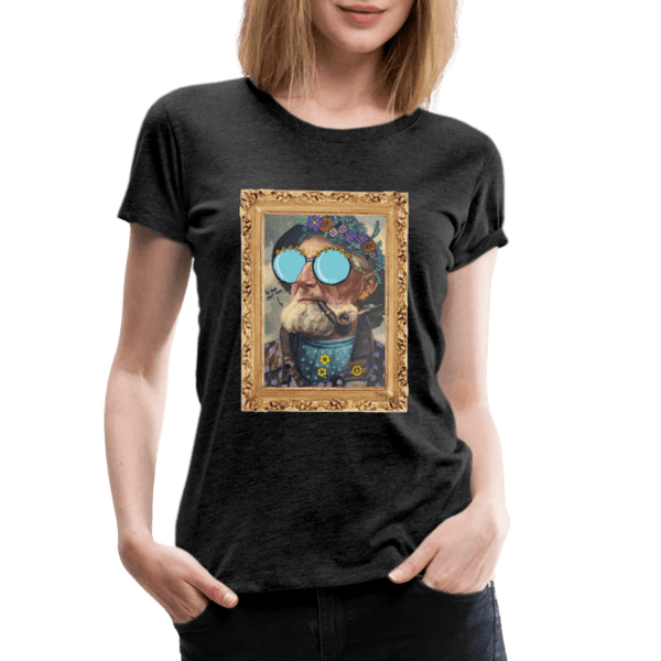 Hippie Hans - Premium Dame T-shirt - Dame premium T-shirt - charcoal - Dajlig