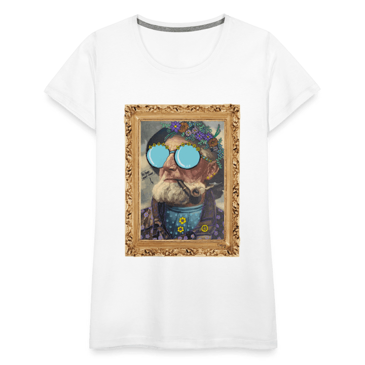 Hippie Hans - Premium Dame T-shirt - Dame premium T-shirt - hvid - Dajlig.dk