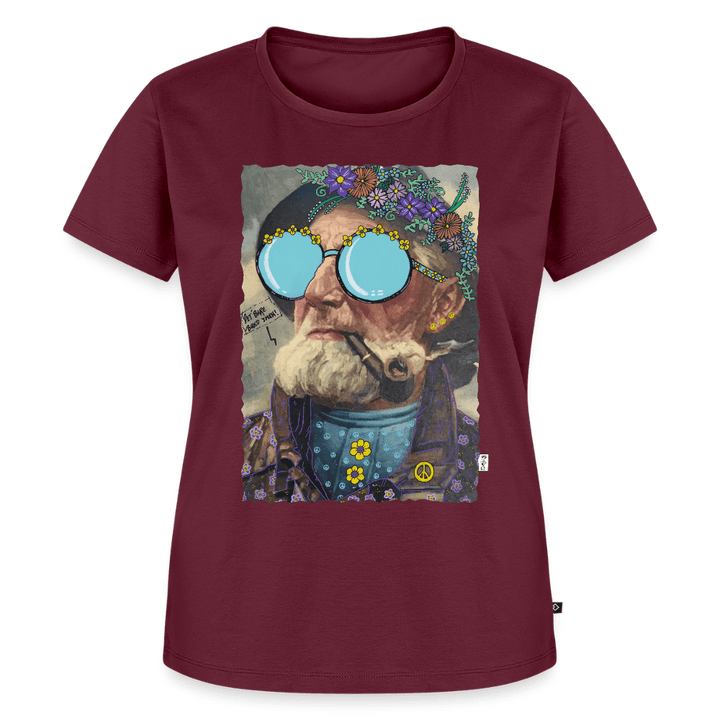 Hippie Hans - Premium Dame T-shirt - Dame premium T-shirt - vinrød - Dajlig