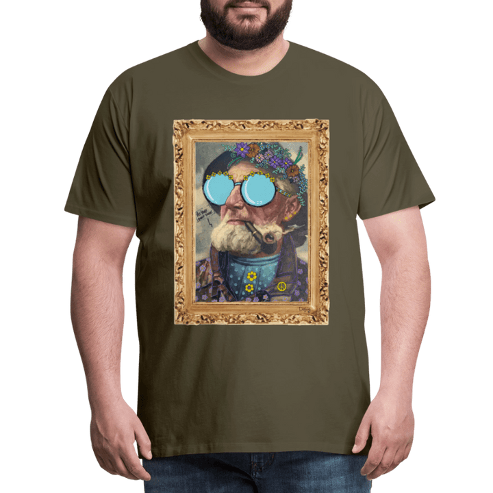 Hippie Hans - Premium Herre T-shirt - Herre premium T-shirt - charcoal - Dajlig.dk