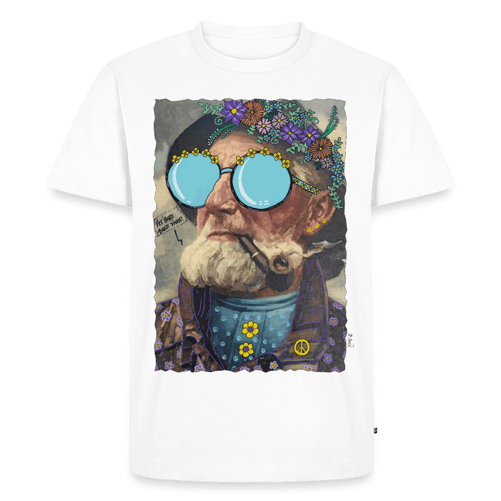 Hippie Hans - Premium Herre T-shirt - Herre premium T-shirt - hvid - Dajlig
