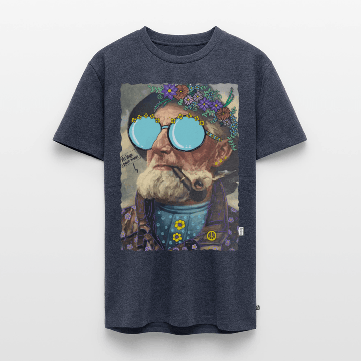 Hippie Hans - Premium Herre T-shirt - Herre premium T-shirt - jeansblå - Dajlig