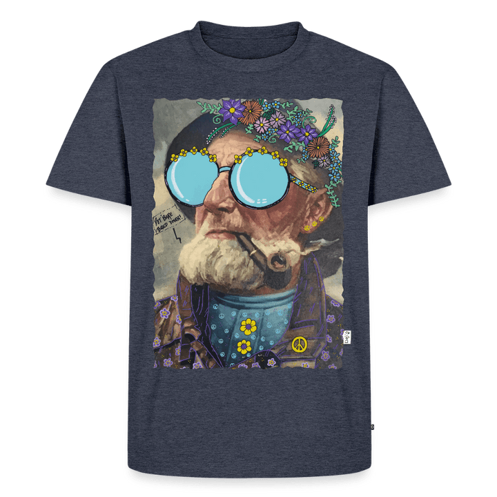 Hippie Hans - Premium Herre T-shirt - Herre premium T-shirt - jeansblå - Dajlig