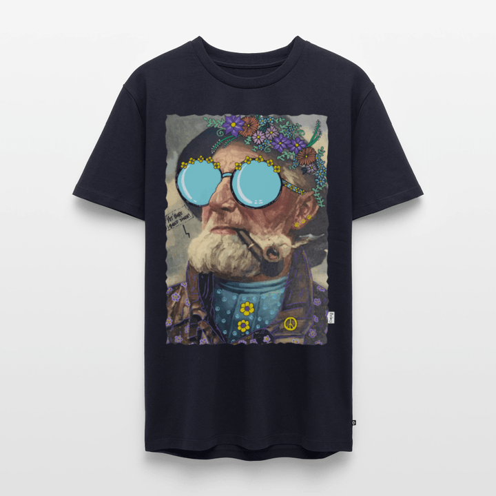 Hippie Hans - Premium Herre T-shirt - Herre premium T-shirt - navy - Dajlig