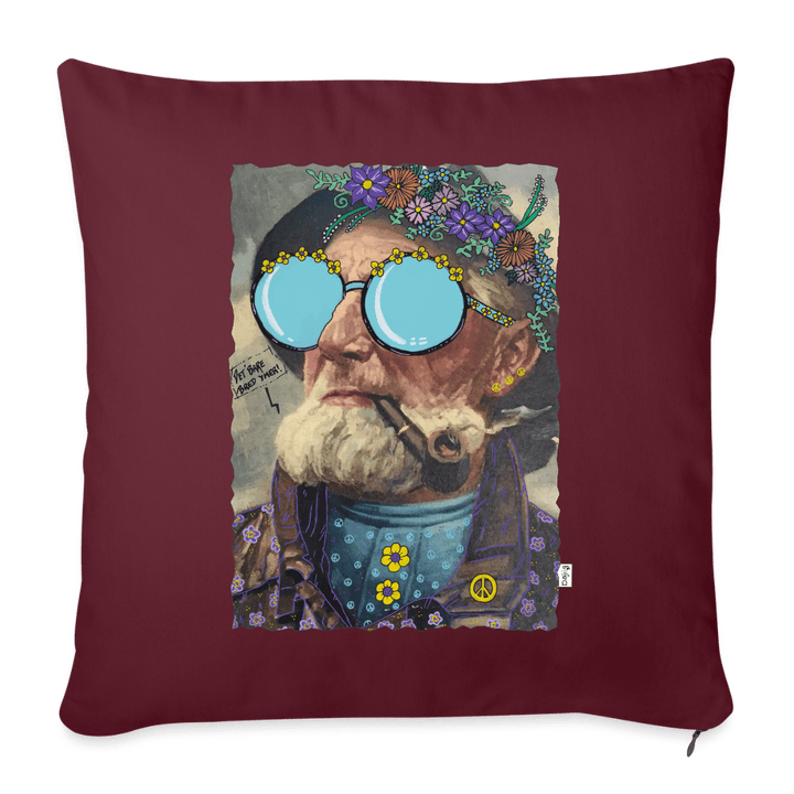 Hippie Hans - Sofapude betræk - Pudebetræk 45 x 45 cm - burgunder - rød - Dajlig