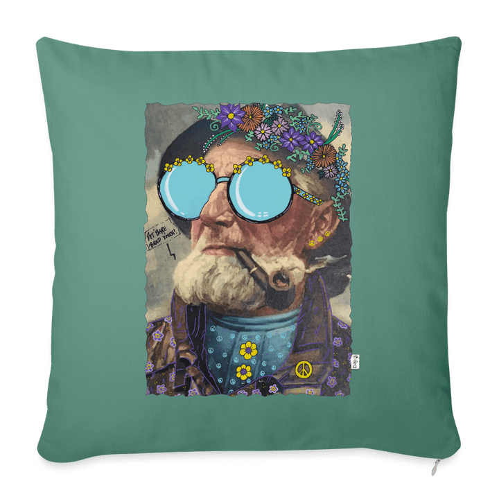Hippie Hans - Sofapude betræk - Pudebetræk 45 x 45 cm - grangrøn - Dajlig