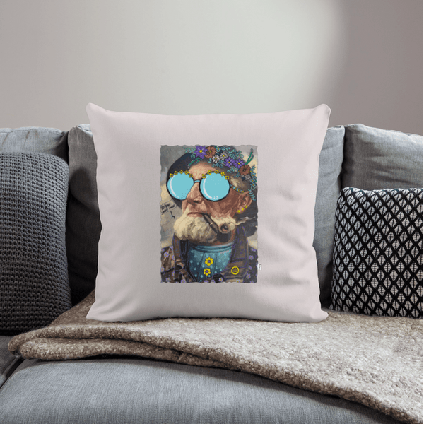 Hippie Hans - Sofapude betræk - Pudebetræk 45 x 45 cm - Lys beige - Dajlig