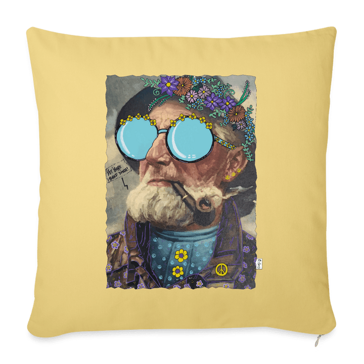 Hippie Hans - Sofapude betræk - Pudebetræk 45 x 45 cm - støvet gul - Dajlig
