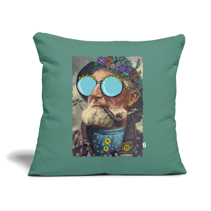 Hippie Hans - Sofapude - Sofapude med fyld 44 x 44 cm - grangrøn - Dajlig