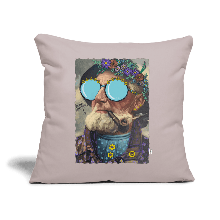 Hippie Hans - Sofapude - Sofapude med fyld 44 x 44 cm - Lys beige - Dajlig