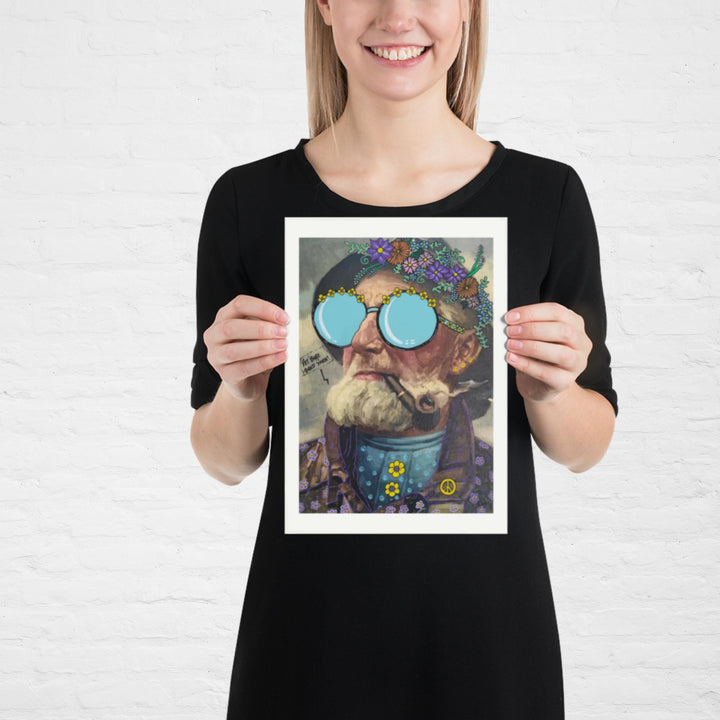 Hippie Hans Tryk/Plakat - Plakat - 21×30 cm - Dajlig