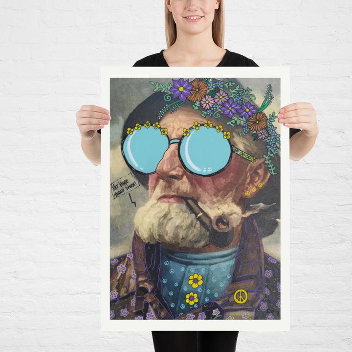 Hippie Hans Tryk/Plakat - Plakat - 50×70 cm - Dajlig