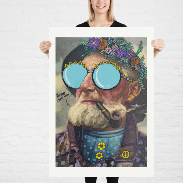 Hippie Hans Tryk/Plakat - Plakat - 70×100 cm - Dajlig