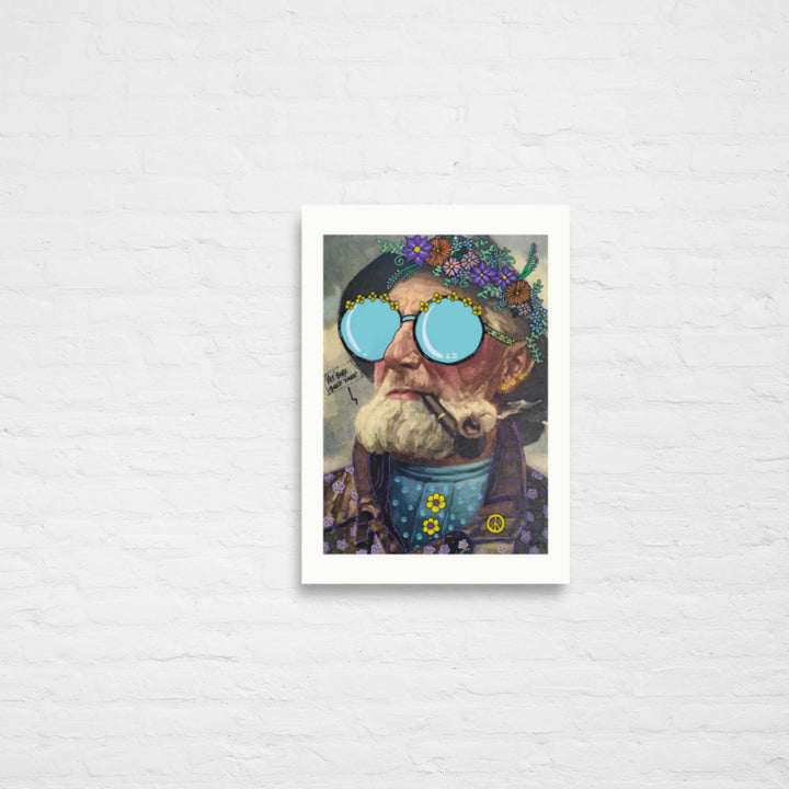 Hippie Hans Tryk/Plakat - Plakat - A2 (42×59.4 cm) - Dajlig