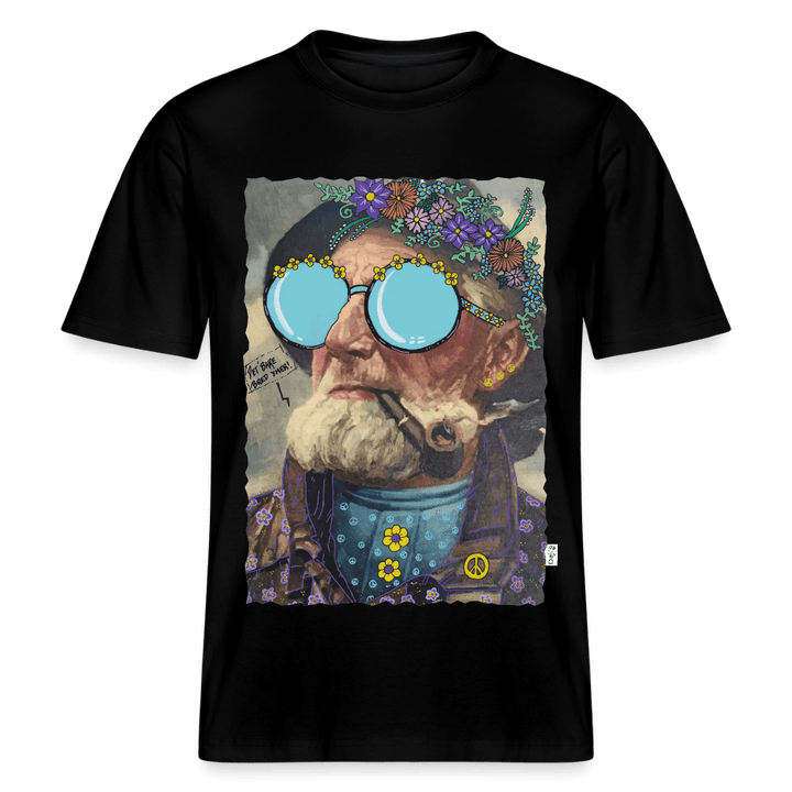 Hippie Hans - Unisex T-shirt - Stanley/Stella Relaxed Fit økologisk unisex - T-shirt Sparker - sort - Dajlig