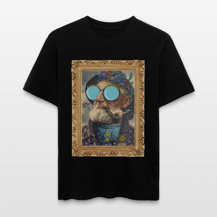 Hippie Hans - Unisex T-shirt - Stanley/Stella Relaxed Fit økologisk unisex - T-shirt Sparker - sort - Dajlig.dk