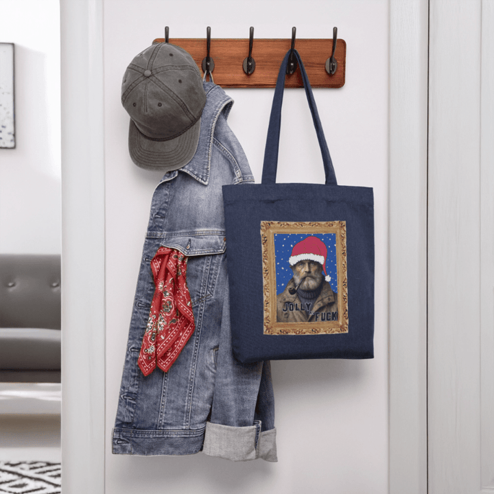 Jolly Joe - Kraftig mulepose i genbrugsstof - Mulepose - melange blue - Dajlig