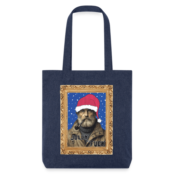 Jolly Joe - Kraftig mulepose i genbrugsstof - Mulepose - melange blue - Dajlig