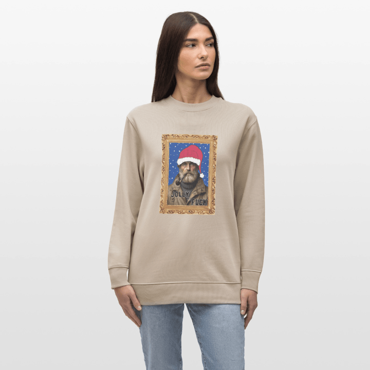 Jolly Joe - Kraftig Unisex Sweatshirt - Stanley/Stella økologisk unisex - sweatshirt CHANGER - beige - Dajlig