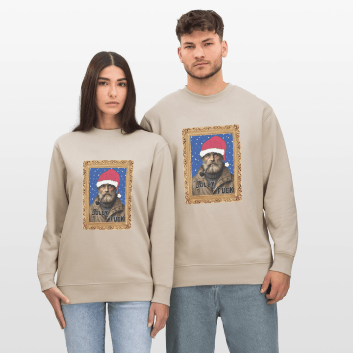 Jolly Joe - Kraftig Unisex Sweatshirt - Stanley/Stella økologisk unisex - sweatshirt CHANGER - burgunder - rød - Dajlig