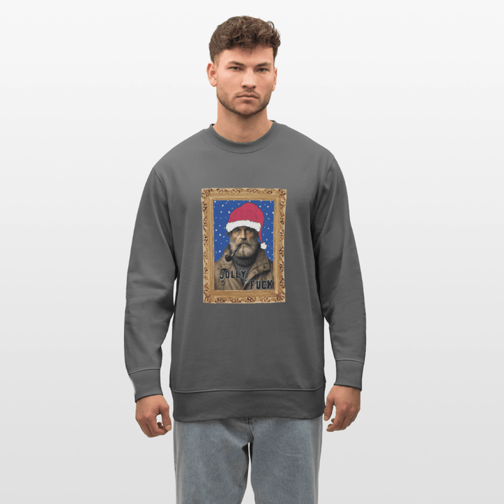 Jolly Joe - Kraftig Unisex Sweatshirt - Stanley/Stella økologisk unisex - sweatshirt CHANGER - burgunder - rød - Dajlig