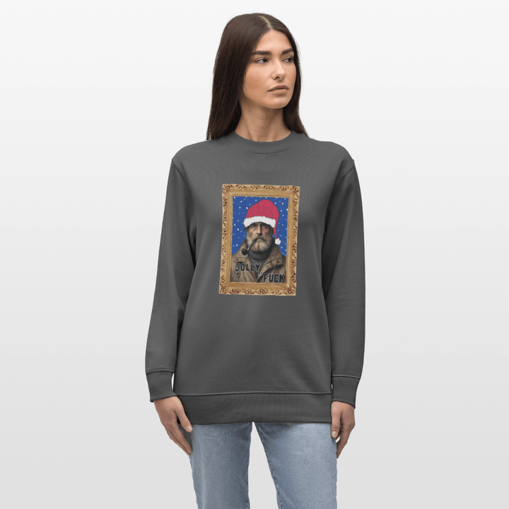 Jolly Joe - Kraftig Unisex Sweatshirt - Stanley/Stella økologisk unisex - sweatshirt CHANGER - charcoal - Dajlig