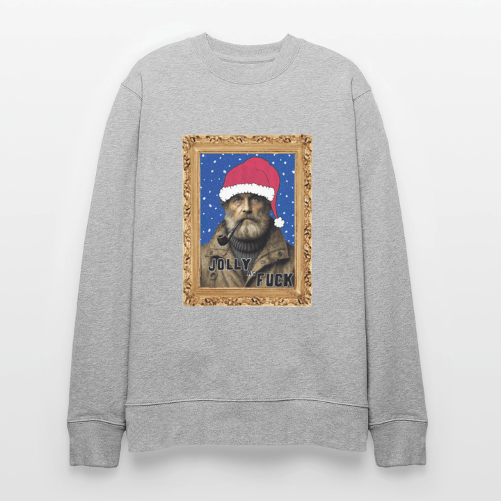 Jolly Joe - Kraftig Unisex Sweatshirt - Stanley/Stella økologisk unisex - sweatshirt CHANGER - grå meleret - Dajlig