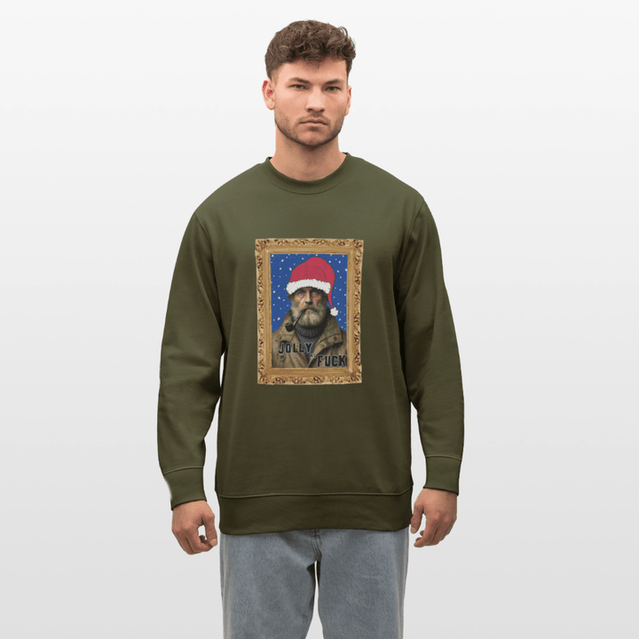 Jolly Joe - Kraftig Unisex Sweatshirt - Stanley/Stella økologisk unisex - sweatshirt CHANGER - khaki - Dajlig