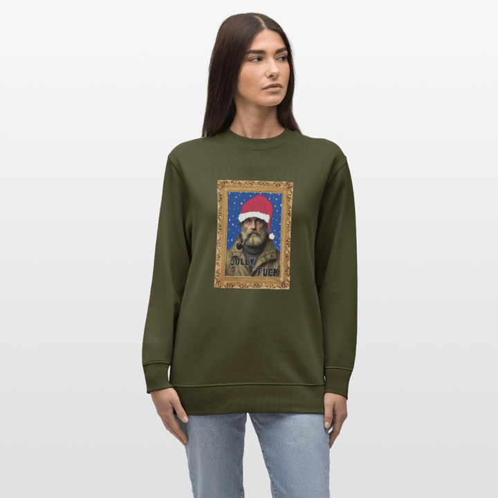 Jolly Joe - Kraftig Unisex Sweatshirt - Stanley/Stella økologisk unisex - sweatshirt CHANGER - khaki - Dajlig