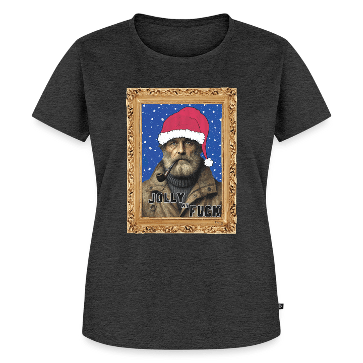 Jolly Joe - Premium Dame T-shirt - Dame premium T-shirt - antracit meleret - Dajlig