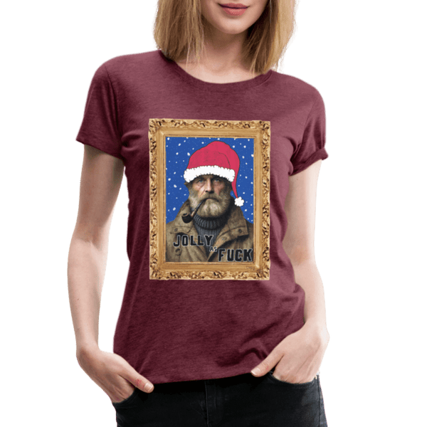 Jolly Joe - Premium Dame T-shirt - Dame premium T-shirt - charcoal - Dajlig.dk